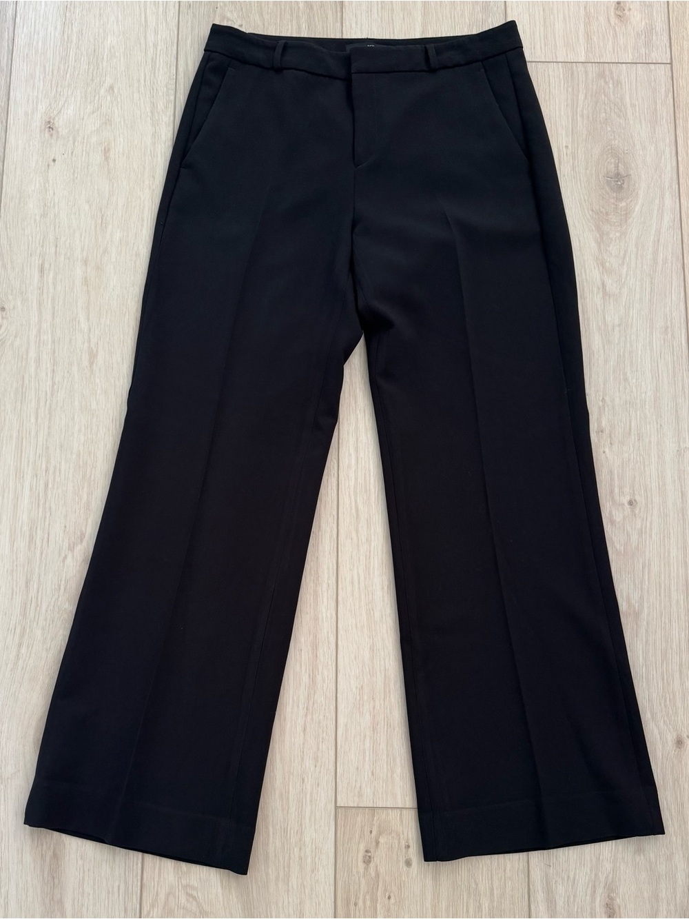 Banana Republic Blake women’s black trousers wide leg dress pants size 10